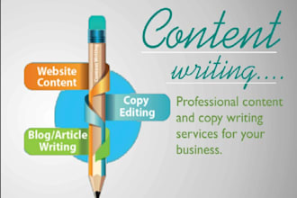 write web content for your webiste SEO based