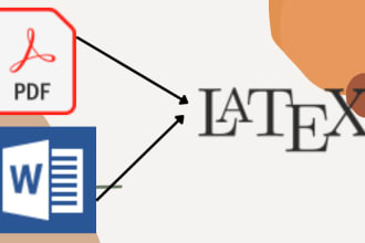 convert word pdf and handwritten papers to latex