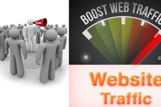 promote and drive real organic human website traffic