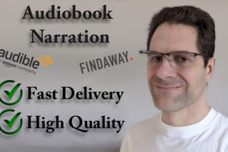 narrate and produce your english audiobook for audible acx