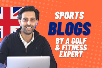 write sports blogs and articles