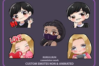 create custom anime emotes for your stream needs