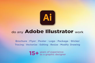 do any adobe illustrator work