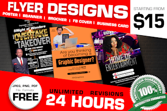 design your flyer to the best quality