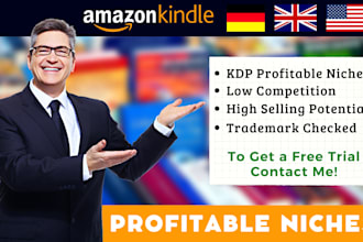 do amazon KDP profitable niches research and keywords