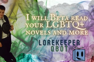beta read  your lgbtq or fantasy stories