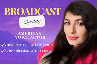 voice act for your video game or animation