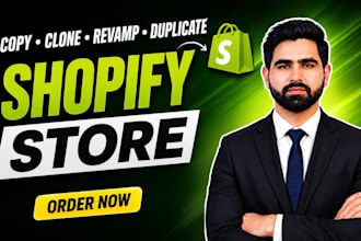 design, redesign shopify store, clone, revamp, copy shopify website
