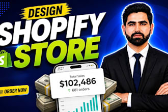 build shopify store, dropshipping store and shopify website