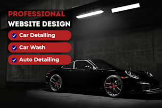 do well designed car detailing website