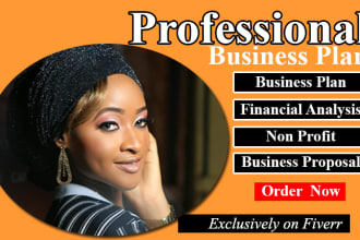 write a detailed business plan for startups, proposal, grant, nonprofit