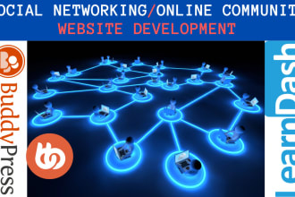setup and customize buddypress buddyboss social network online community website