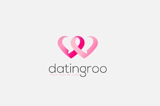 design high quality dating logo with express deliver