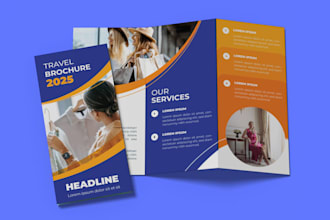 design professional brochure for your business and brand