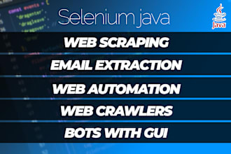 automate or scrape your web tasks with selenium java