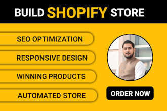design, redesign shopify store, shopify website or ecommerce website