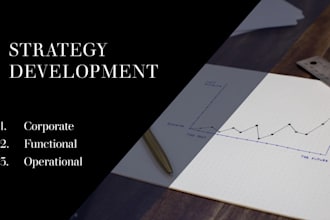 assist on strategy development