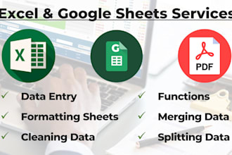 be your virtual assistant for data entry, typing work