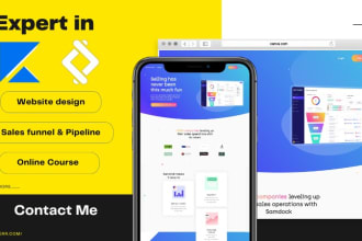 design clickfunnels kajabi systeme simvoly website and sales funnel