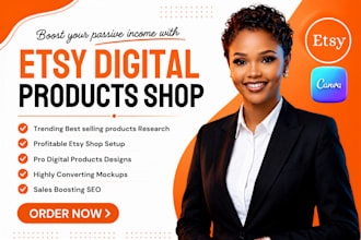 etsy digital products, etsy shop setup, create etsy digital products, etsy seo