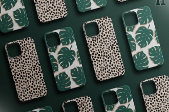 do design high quality phone cases or tablet cover professionally with 5 hours