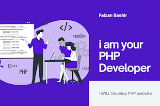develop php website or i am your php developer