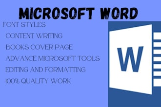 write, copy, create tables, formatting and all of type data entry