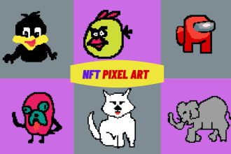 create nft pixel art and cryptopunk for nft collection