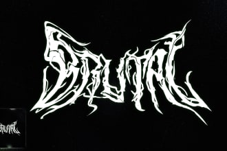 do death edgy logo for your clothing streetwear brand