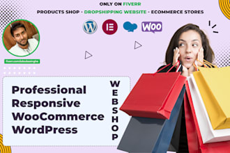 develop a responsive ecommerce website