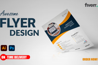 do professional business flyer design for you company