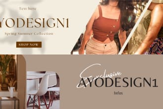 design attractive etsy shop banner or etsy logo in 24 hours