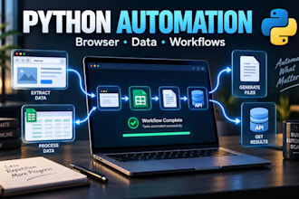 build python browser automation and business workflow bots