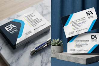 design branding stationery with business cards
