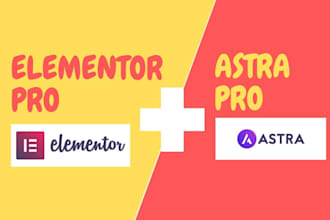 build elementor pro responsive wordpress website with astra