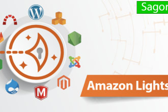 setup amazon AWS lightsail vps server