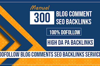build manual blog comment backlinks for SEO