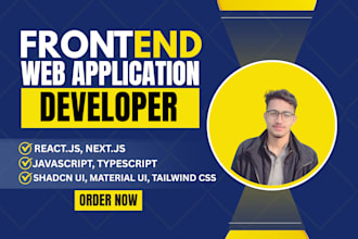 be your frontend web developer