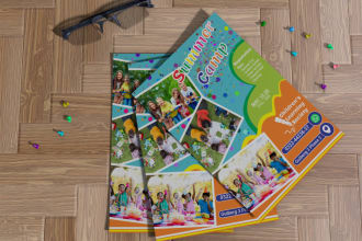 design awesome eye catching kids summer camp, school, and education flyers