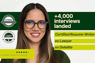 write your winning resume, CV, cover letter and optimize linkedin