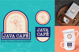 design badge logo for your restaurant