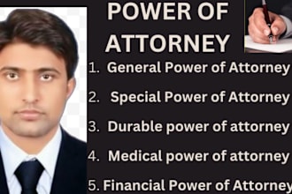 write a power of attorney, poa