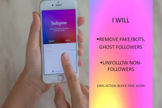 unfollow instagram followings and remove fake followers