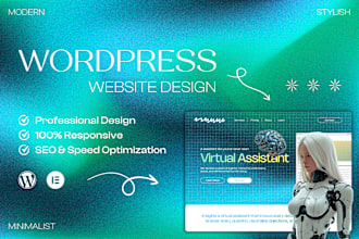 create profesional wordpress website design or redesign