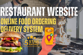 create restaurant wordpress website online food ordering