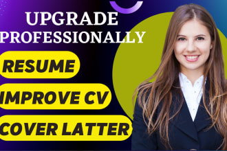 professionally written your CV upgrade resume, cover letter