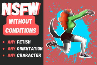 draw furry art sfw or nsfw for you
