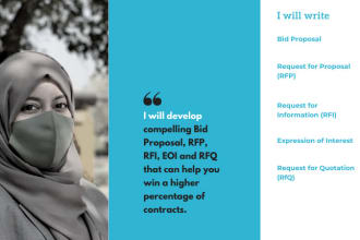 write compelling bid proposal, rfp, rfi, eoi and rfq