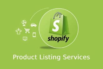 do shopify, woocommerce, bigcommerce bulk listing manually data entry