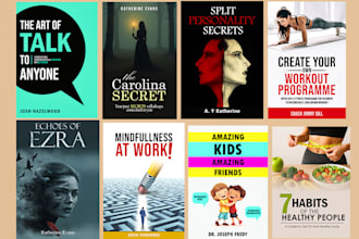 design book cover, ebook cover, kdp cover and audio book cover